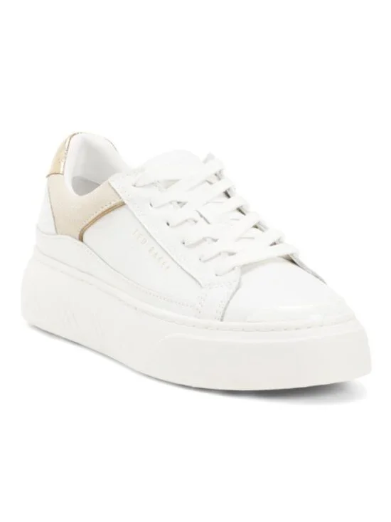 TED BAKER Leather Adison Sneakers - Picture 4 of 4